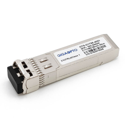 C17-C61 DWDM 100GHz SFP+ ER 40km Single Mode Fiber Transceiver LC DOM Industrial