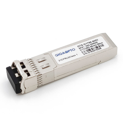 ITU C17-C61 DWDM 100GHz SFP+ 10GBASE ZR 80km Optical Transceiver  Industrial SMF LC DOM