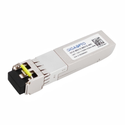 1000BASE CSFP Dual BIDI Transceiver 40km TX1550 RX1310 SM LC DOM