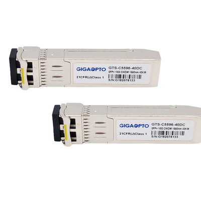 1270-1610nm CWDM 10Gbps SFP+ Fiber Transceiver 15dB SMF For HPE CWDM-SFP10G-xxxx