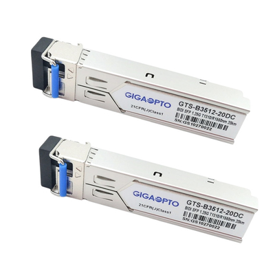 1000BASE-BX Cisco GLC-BX-20U Compatible SFP Transceiver Module TX1310nm RX1550nm 20km