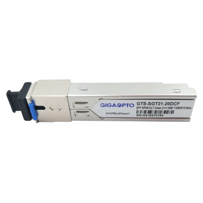 SFP GPON OLT Transceiver Class D 8dBm TX Power Optical Modules DDM