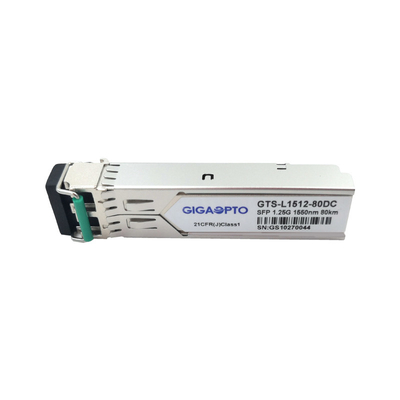 SFP 1550nm SMF 80km 1000BASE-ZX Module 1.25G Duplex LC Optical Transceiver