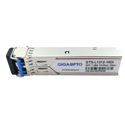 1.25G SFP 550m MMF/10km SMF 1310nm Industrial DOM LC Transceiver Module 1000BASE-LX/LH
