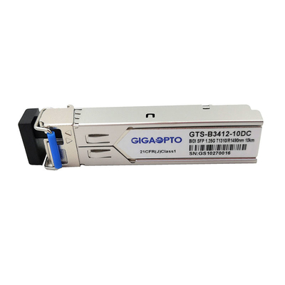 1000BASE-BX-U BiDi SFP 1.25G TX1310nm/RX1490nm 10km SMF Simplex LC Transceiver Module