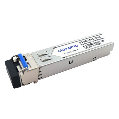 1000BASE-BX BiDi SFP 1.25G Transceiver TX1310nm/RX1490nm 20km Simplex LC SMF DOM Module