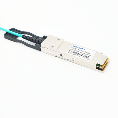 40G Transmission QSFP+ To 4x10G SFP+ Fiber Breakout Active Optical Cable For Data Center