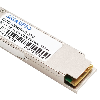 100G QSFP28 SR BIDI SFP Transceiver Module LC 100m DOM