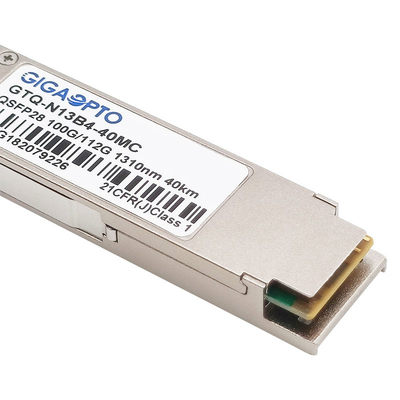 Dual Rate 100G QSFP28 Transceiver 100GBASE ER4 112GBASE OTU4 40km