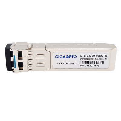6G SDI SMPTE SFP 1310nm 10km SMF LC Single Transmitter Modules MSA