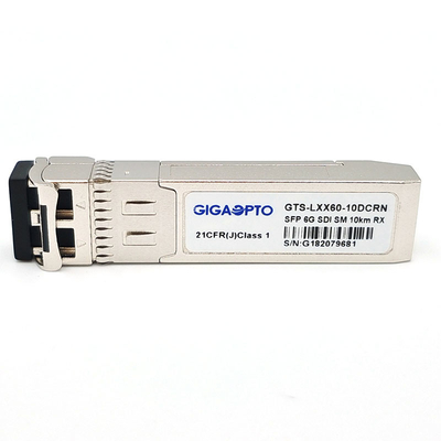 6G SDI SMPTE SFP PIN 10km SMF LC Single Receiver Modules Non-MSA