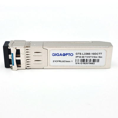 6G SDI SMPTE SFP 1310nm 10km SMF Duplex LC Dual Transmitters Module Non-MSA