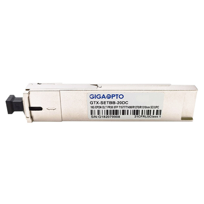 10GEPON OLT Symmetric PR30 XFP Transceiver Module T1577nm 10G T1490nm 1G R1270nm 10G R1310nm 1G