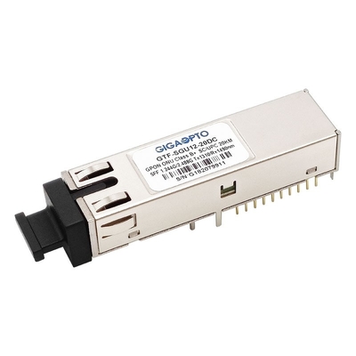 Class B+ GPON ONU Transceiver SFF 2x10 SC UPC Receptacle Burst TX 1310nm 1.244G RX 1490nm 2.488G