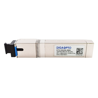 XGPON ONU N1 SFP+ Transceiver Module Tx2.488G /Rx 9.953G 1270nm 1577nm SMF  SC UPC 20km