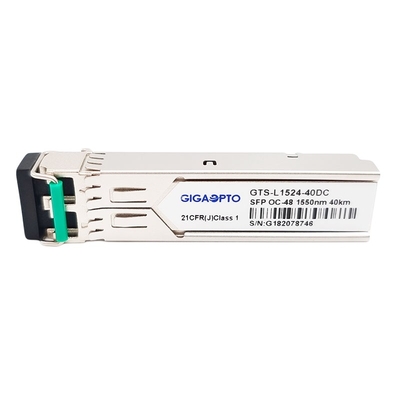 Duplex LC SMF DOM Other Optical Transceiver Module OC-48 STM-16 IR-2 SFP 2.5Gbps 1550nm 40km