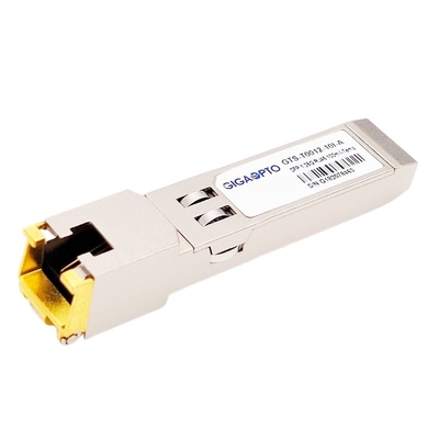 1000Mbps Single Mode SFP Optical Transceiver Module 1000BASE T Copper RJ-45 100m Industrial