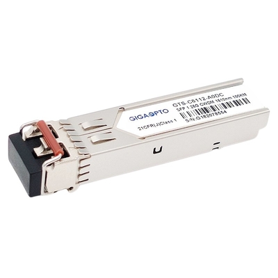 1.25G 1270 ~1610nm 100km 1000BASE CWDM SFP  Transceiver Module SMF DOM Duplex LC