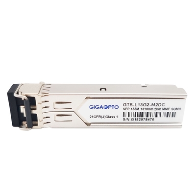 100BASE FX SGMII SFP Transceiver 1310nm MMF 2km LC DOM Module For Gigabit Ethernet SFP Ports