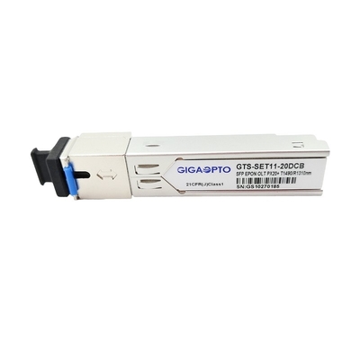 SC DDM SMF SFP Module EPON OLT PX20+ 1.25G TX1490nm RX1310nm 20km