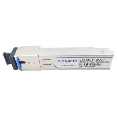 OLT SFP EPON Px20+++ PX40 7dBm SFP 1.25G TX1490nm/RX1310nm 20km Transceiver Module