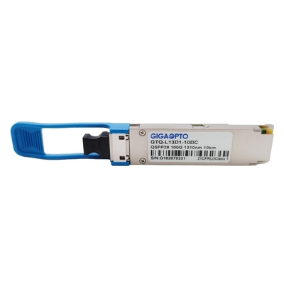 100Gbps QSFP28 LR Single Lambda SFP+ 10g 1310nm 10km Optical Transceiver Module  LC DOM