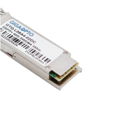 40GBASE SWDM4 QSFP+ 850nm~940nm MMF Optical Transceiver 350m DOM Duplex LC