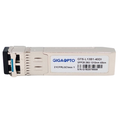 SFP28 25GBASE ER 1310n 40km Optical SFP Transceiver Module EML APD SMF LC DOM Industrial