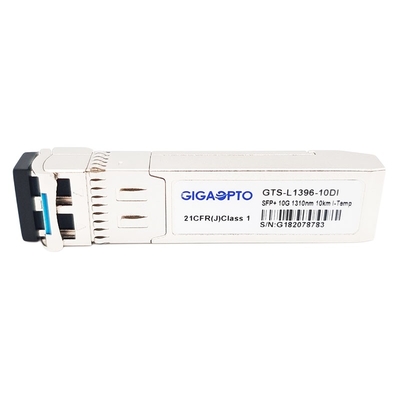 10GBASE-LR-I SFP+ Optical Transceiver Module SMF 1310nm 10km LC DOM Industrial -40 To 85°C