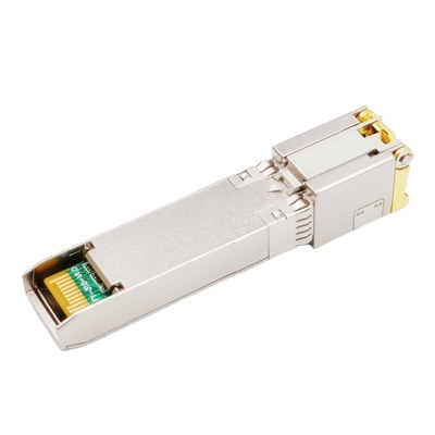 10GBASE T Copper SFP+ RJ45 Transceiver Module 80m Broadcom In Build