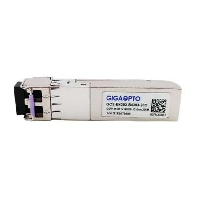 2 Fiber 100BASE BIDI CSFP Fiber Transceiver TX1490nm RX1310nm LC 20km DOM