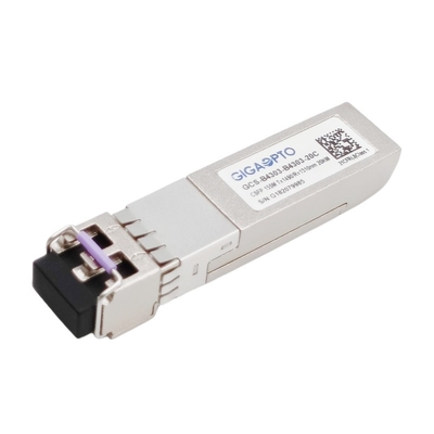 2 Fiber 100BASE BIDI CSFP Fiber Transceiver TX1490nm RX1310nm LC 20km DOM