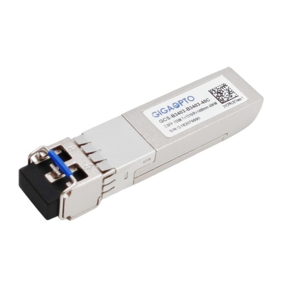 Dual Channels 155Mbps Compact SFP BIDI Transceiver TX1310nm RX1490nm LC 40km DOM