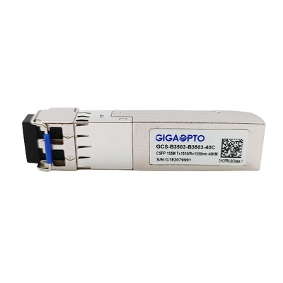 2 Fiber 100Base CSFP BIDI EX TX 1310nm RX 1550nm Transceiver LC 40km DOM