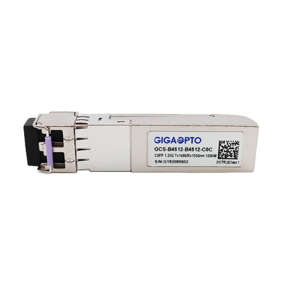 1000BASE CSFP Dual BIDI 120km TX1490 RX1550 SM LC DOM Transceiver