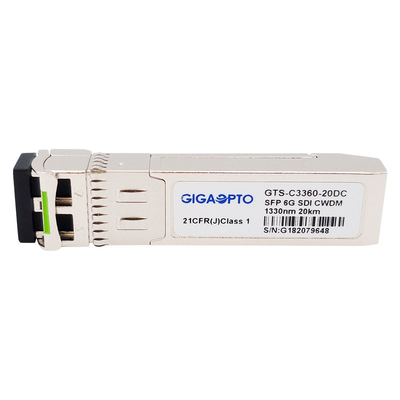 6Gbps CWDM 1270nm - 1450nm Video Transceiver Module for SD/HD/3G/6G/SDI