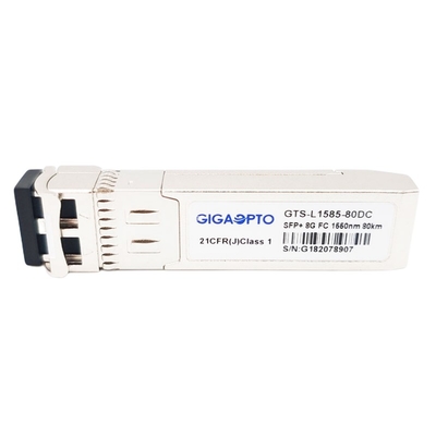 8GFC Fiber Channel Module ZW SFP+ Transceiver 80km 1550nm EML SMF LC DOM