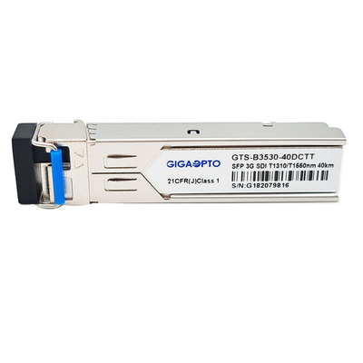 3G-SDI 1-Fiber BiDi Dual Optical Transmitters 1310nm/1550nm 10km Video Pathological Patterns Module Non MSA