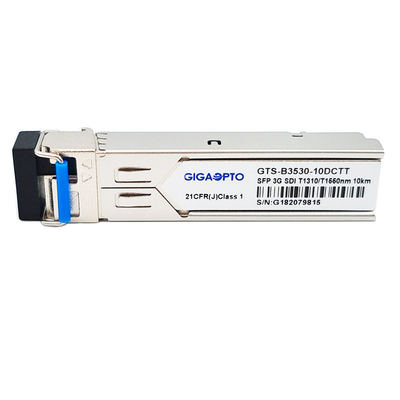 3G-SDI 1-Fiber BiDi Dual Transmitters 1310nm/1550nm 10km Video Pathological Patterns Module Non MSA Pinout