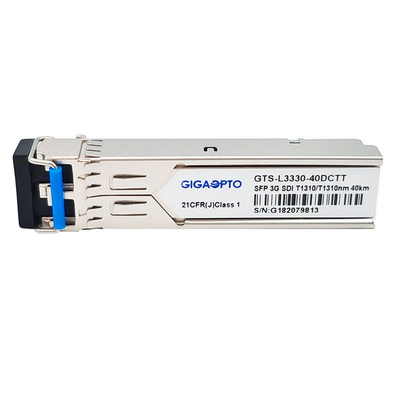3G SDI Dual Optical SM Transmitters 1310nm 40km Video Pathological Patterns Module Non MSA Pinout