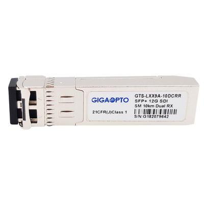 12G-SDI SFP+ Dual Receivers Module 10km LC DOM Non MSA Pinout