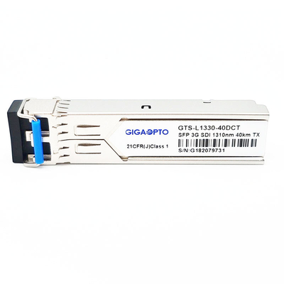 HD SDI SD SDI 3G SDI Video SFP Transceiver TX1310nm Single Optical Transmitter 10km LC DOM MSA For SD/HD/3G SDI