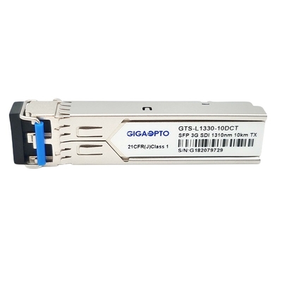 SD SDI 3G SDI SFP Video TX1310nm Single Optical Transmitter 10km LC DOM MSA For SD HD 3G SDI