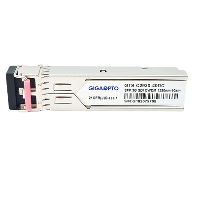3Gb/S CWDM Transmitter Receiver SFP Transceiver Module Video Pathological Patterns 40km MSA