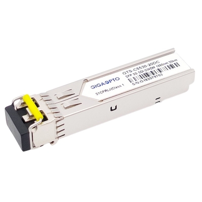 3G SDI HD Video CWDM SFP Transceiver Module 1270~1610nm Channel 20KM LC DOM MSA Pin-Out