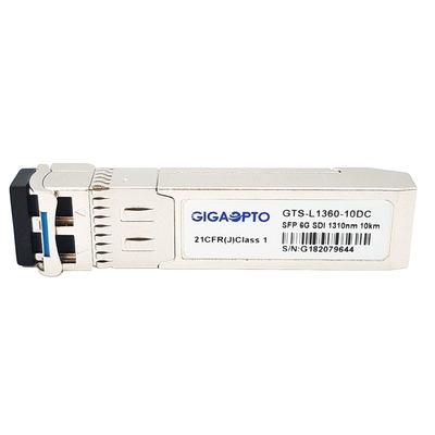 6G Video Transceiver Module 1310nm 10km LC DOM For SD/HD/3G/6G/SDI