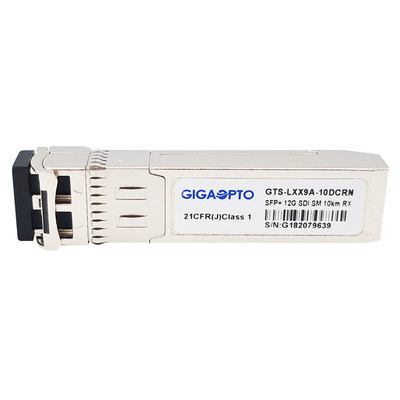 NON MSA 12G SDI Video SFP Receiver 1310nm 10km LC For 12G 6G 3G HD SD-SD