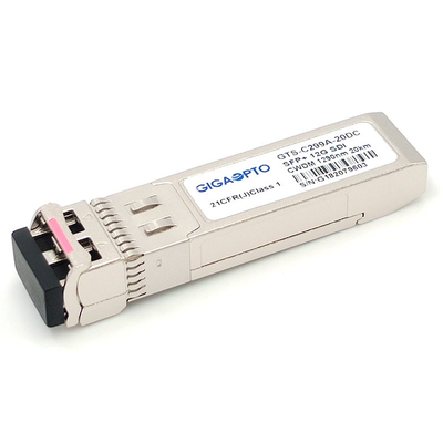 12G SDI CWDM Digital Video Optical Transceiver 1270~1450nm 20KM Duplex LC Single Mode Fiber MSA