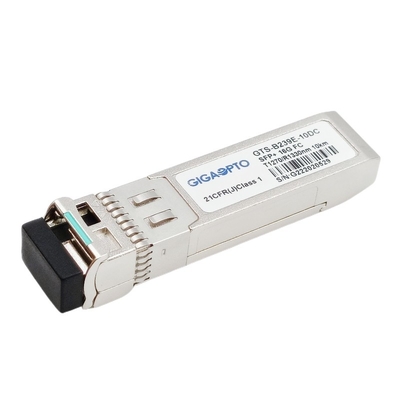 BiDi Fiber Channel Module TX1270 RX1330nm 10km LC 16G SFP+ Optical Transceiver Module