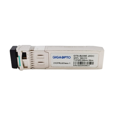 16G SFP+ BiDi Fiber Channel Module TX1270 RX1330nm 20km LC Optical Transceiver Module